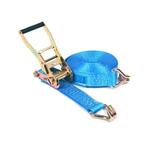 Spanband 9m 2-delig 50mm blauw 5000kg, nieuw, Ophalen of Verzenden