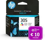 HP 305 - Inktcartridge kleur + Instant Ink tegoed, Ophalen of Verzenden, Zo goed als nieuw