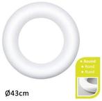 Oasis® Styropor Piepschuim Isimo Ring Rondom 43 cm Groot, Hobby en Vrije tijd, Knutselen, Ophalen of Verzenden, Nieuw