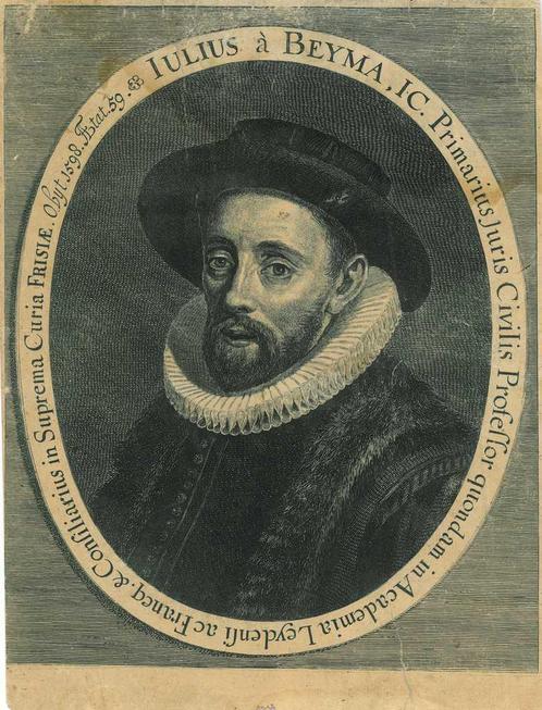 Portrait of Julius Beyma, Antiek en Kunst, Kunst | Etsen en Gravures