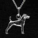 Zilveren Jack russell terrier parson gladhaar ketting han..., Sieraden, Tassen en Uiterlijk, Verzenden, Nieuw