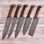 Keukenmes - Chefs knife - Hout en handgemaakt gevouwen