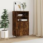 vidaXL buffetkast 60x36x110 cm bewerkt hout gerookt, Huis en Inrichting, Verzenden, 100 tot 150 cm, Nieuw, 50 tot 100 cm
