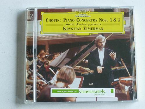 Chopin - Piano Concertos nos. 1 & 2 / Krystian Zimerman (2 C, Cd's en Dvd's, Cd's | Klassiek, Zo goed als nieuw, Verzenden