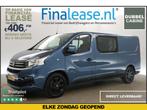 Fiat Talento 2.0 MultiJet L2H1 SX DC 170PK AUT Camera €406pm, Auto's, Automaat, Blauw, Diesel, Nieuw