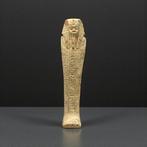 Replica van het oude Egypte Ushabti-beeldje met hiërogliefen, Antiek en Kunst