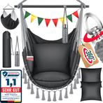 KESSER® XXL Hangstoel - 2 Kussens - Tot 150 kg - Antraciet, Tuin en Terras, Tuinmeubel-accessoires, Verzenden, Nieuw