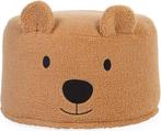 Childhome Teddy Beer Poef – 40x40x25 cm – Zachte Beige P, Verzenden, Nieuw