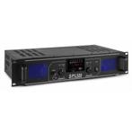 SkyTec 2 x 250W DJ PA versterker SPL500MP3 met USB MP3 spele, Nieuw, Verzenden