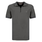 -48% Q1905  Q1905 Polo shirt stroke antracite  maat S, Verzenden, Nieuw, Grijs