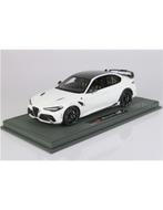 2021 ALFA ROMEO GIULIA GTAM BIANCO TROFEO BBR MODELAUTO, Hobby en Vrije tijd, Modelauto's | 1:18, Nieuw