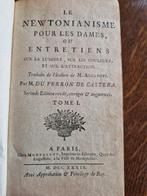 Francesco Algarotti - Le Newtonianisme pour les dames - 1739, Antiek en Kunst