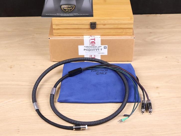 Furutech Project V1-T NCF highend audio Phono Tonearm interc, Audio, Tv en Foto, Audiokabels en Televisiekabels, Overige kabels