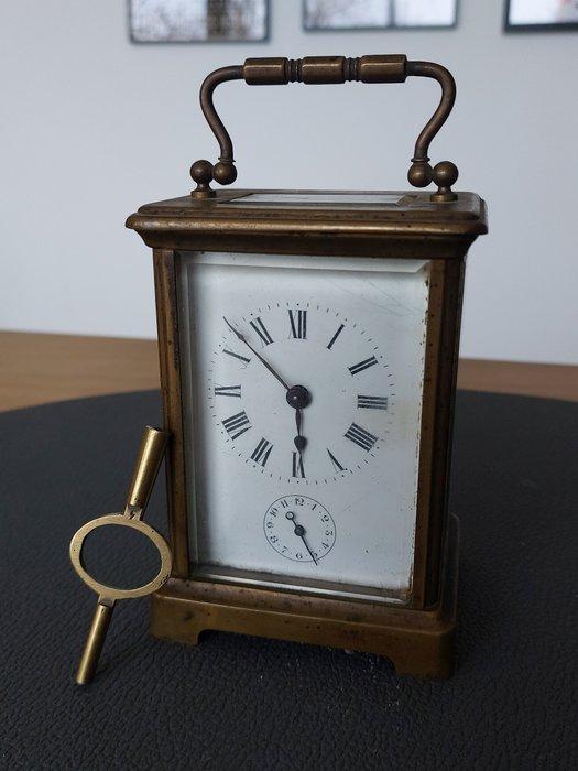 Rijtuigklok - Messing, Brons - 1900-1910, Antiek en Kunst, Antiek | Klokken