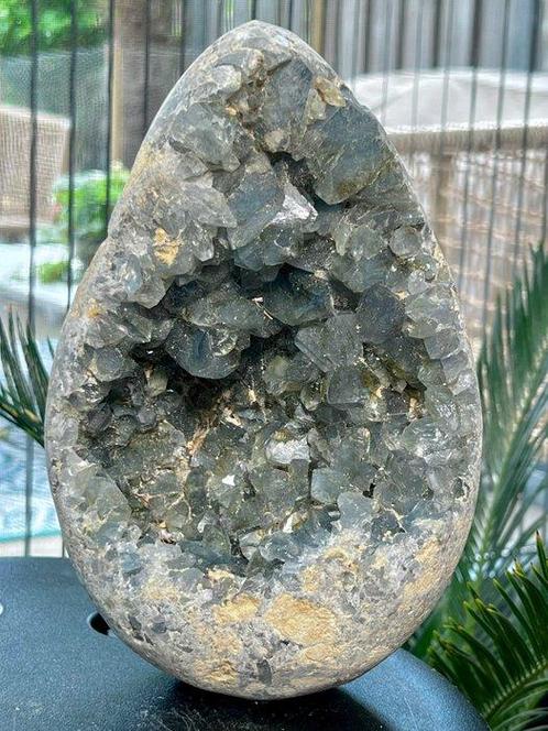 celestine Blue Celstine Geode XL Cluster extra Quality -, Verzamelen, Mineralen en Fossielen