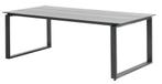 Tuintafel Oscar 210x100cm Polywood Grijs Zwart The Outsider, Nieuw, Verzenden