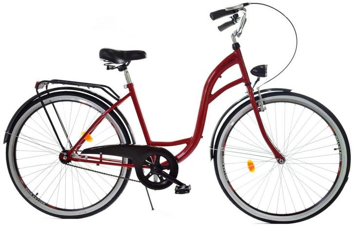 Meisjesfiets 26 inch stevig model rood met zwart van Dall..., Fietsen en Brommers, Fietsen | Meisjes, Nieuw, Ophalen of Verzenden