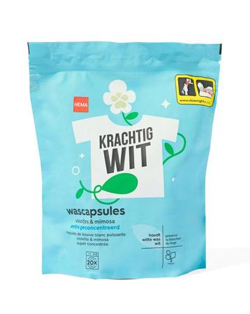 HEMA Wascapsules wit eco viooltjes en mimosa - 20 stuks beschikbaar voor biedingen