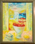 Fauvist school (XX) - Still life with cherries and ocean, Antiek en Kunst