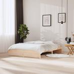 vidaXL Bedframe zonder matras massief hout 160x200 cm, Bruin, Verzenden, 200 cm, 160 cm