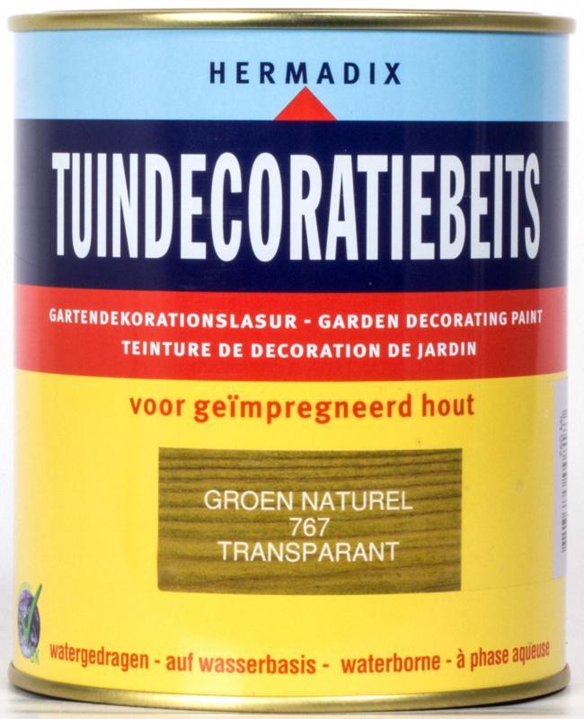 Tuindecoratiebeits Transparant Groen Naturel 767 750 ml, Doe-het-zelf en Verbouw, Verf, Beits en Lak, Nieuw, Ophalen of Verzenden