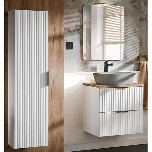 Badkamermeubel Polaris Uno Wit 60CM (Badkamermeubels), Huis en Inrichting, Badkamer | Badkamermeubels, Nieuw, Ophalen of Verzenden