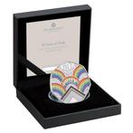 50 Years of Pride 2022 UK 50p Silver Proof Coloured Coin, Postzegels en Munten, Munten en Bankbiljetten | Verzamelingen, Verzenden