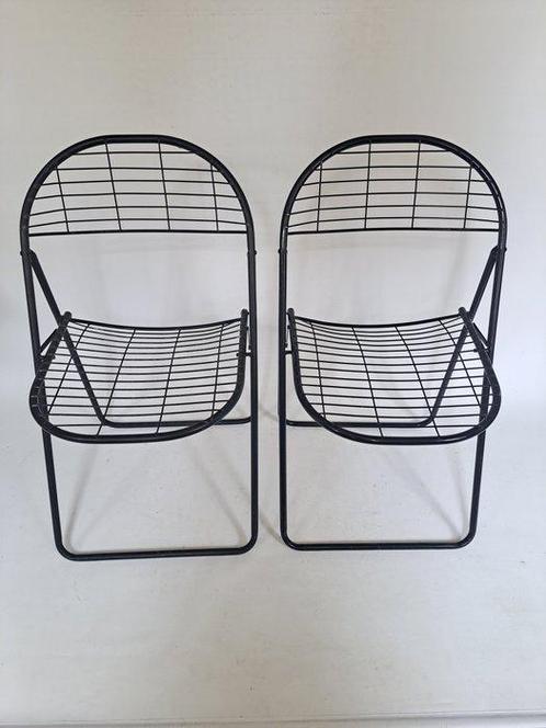 IKEA - Niels Gammelgaard - Klapstoel (2) - Åland - Staal -, Antiek en Kunst, Antiek | Meubels | Stoelen en Banken