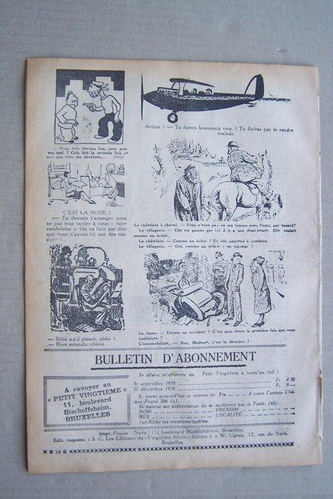 Tintin Le Petit Vingtième n°28 du 14 juillet 1938 - 1, Boeken, Stripboeken