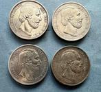 Nederland. Willem III. 2 1/2 Gulden 1869, 1870, 1871 en 1872, Postzegels en Munten, Munten | Nederland