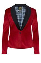 Bordeaux Rode Velvet Blazer Dames OppoSuits, Nieuw, Verzenden