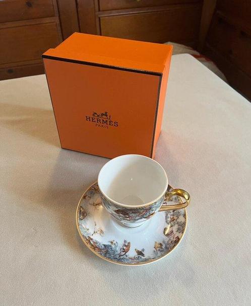 Hermes - Beker (2) - Porselein, Antiek en Kunst, Antiek | Meubels | Tafels