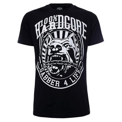 100% Hardcore Shortsleeve Gabber 4 Life (Shortsleeves), Kleding | Heren, T-shirts, Verzenden