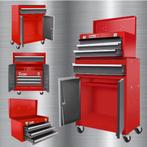 Gereedschapskist met Wielen en Laden – Afsluitbaar Metaal, Verzenden, Nieuw