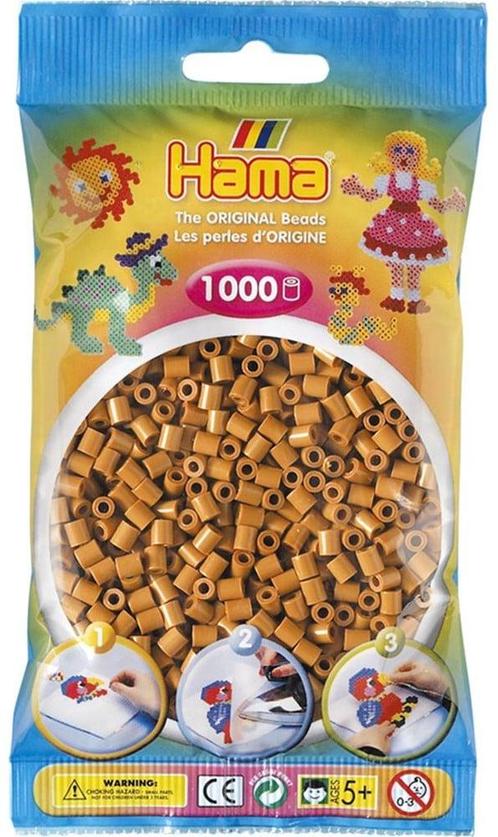 Hama - Strijkkralen Licht Bruin (1000 stuks) | Hama - Hobby, Hobby en Vrije tijd, Knutselen, Nieuw, Verzenden