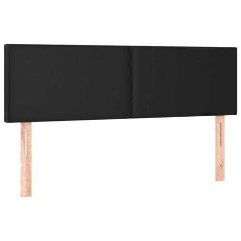 Hoofdbord 72cm Zwart Kunstleer - Retourdeal! 42% Korting, Huis en Inrichting, Slaapkamer | Bedden, 70 cm of minder, Verstelbaar