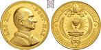 Vergoudete brons medaille 1887 Italien Vatikan / Kirchens..., Verzenden