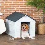 TRUUSK Hondenhok, Hondenhuis Met Zadeldak, Weerbestendig Kle, Dieren en Toebehoren, Verzenden, Nieuw