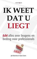 9789461260536 Ik weet dat u liegt | Tweedehands, Boeken, Verzenden, Zo goed als nieuw, Job Boersma