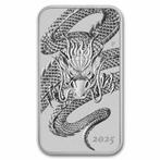 Perth Mint - Rectangle Dragon 1 oz 2025 - zilver muntbaar, Postzegels en Munten, Verzenden, Losse munt, Zilver