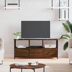 vidaXL Tv-meubel 102x33x45 cm bewerkt hout en ijzer bruin, Huis en Inrichting, Kasten | Televisiemeubels, Nieuw, Verzenden