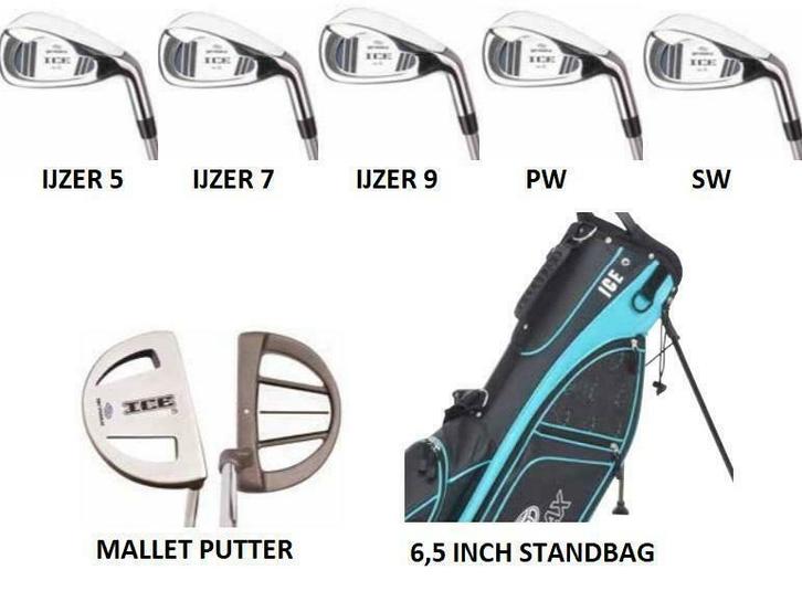 Skymax ICE IX-5  1/2 Golfset Dames Rechts Graphite, Sport en Fitness, Golf, Club, Nieuw, Overige merken, Ophalen of Verzenden