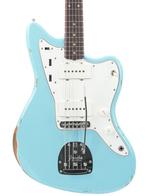 Fender Custom Shop 1962 Jazzmaster Relic Daphne Blue, Ophalen of Verzenden, Nieuw, Solid body