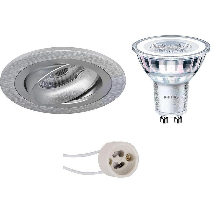 Voordeelset: LED Spot Set - Pragmi Alpin Pro - GU10 Fitting, Huis en Inrichting, Lampen | Spots, Plafondspot of Wandspot, Nieuw