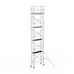 Basic rolsteiger 75 x 10,2m WH met voorloopleuning, Doe-het-zelf en Verbouw, Steigers, Verzenden, Nieuw, Rolsteiger of Kamersteiger