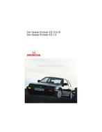 1986 HONDA PRELUDE BROCHURE DUITS, Boeken, Nieuw, Honda, Author
