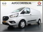 Ford Transit Custom 300 2.0TDCI 130PK AUTOMAAT L2H1 3-Persoo, Auto's, Bestelauto's, Automaat, Stof, Gebruikt, Euro 6