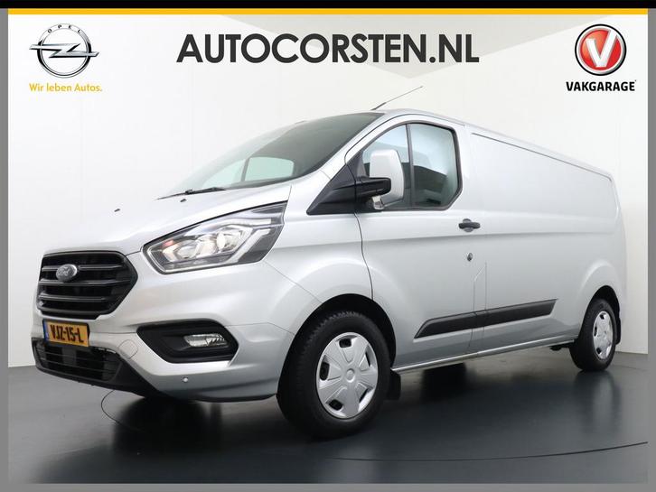 Ford Transit Custom 300 2.0TDCI 130PK AUTOMAAT L2H1 3-Persoo, Auto's, Bestelauto's, Onderhoudsboekje, Lease, Overige kleuren, Automaat