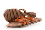 Lazamani Slippers in maat 41 Cognac | 10% korting, Slippers, Overige kleuren, Verzenden, Lazamani