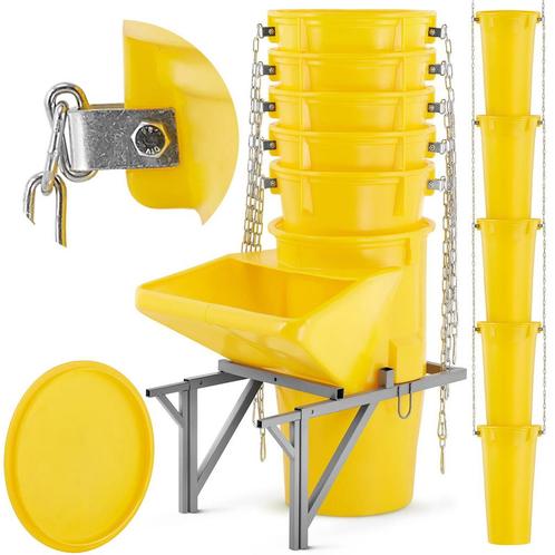Stortkoker - met draagconstructie - 10m - 11-delig - Ø 60.., Doe-het-zelf en Verbouw, Overige Doe-het-zelf en Verbouw, Nieuw, Ophalen of Verzenden